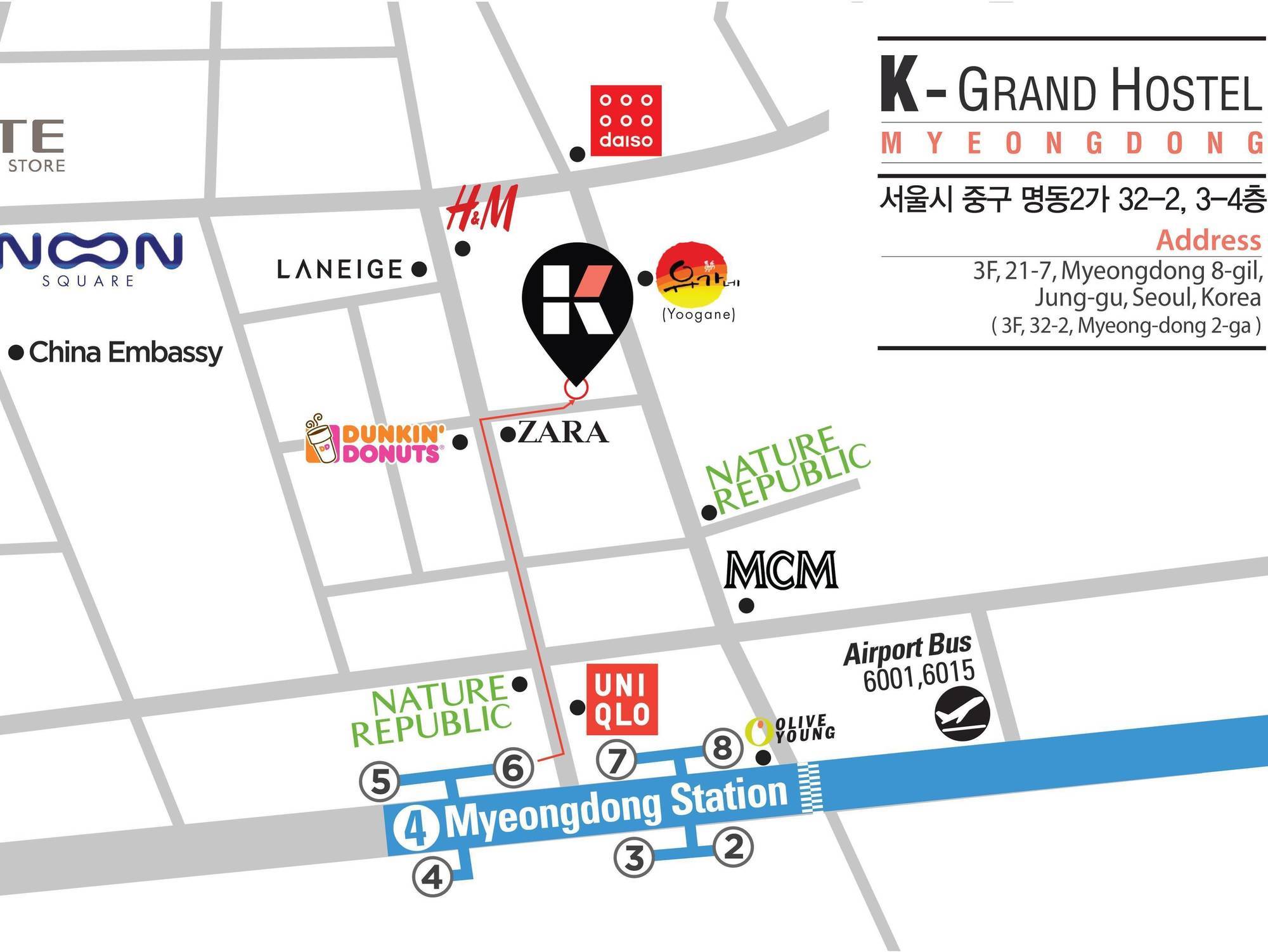 Oyo Hostel Myeongdong 1 Szöul Kültér fotó